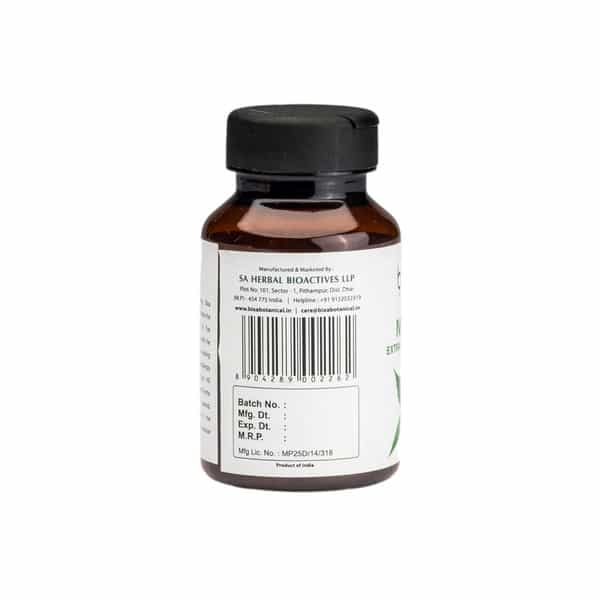 Bixa Botanical Neem Leaf Extract 60 Veg Capsules (450Mg) 3% Bitters-Support Blood Purification