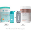 Hk Vitals Skin Radiance Collagen Powder | Marine Collagen (Orange | 400 G) & Bottle 300Ml