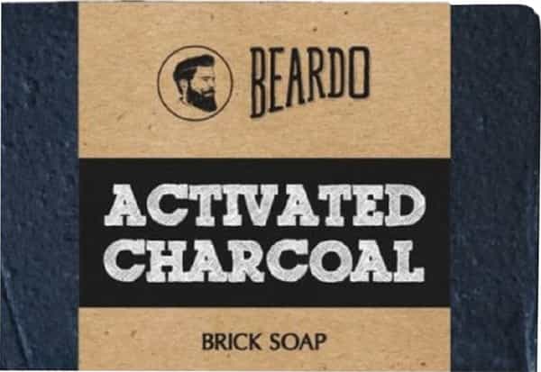 Beardo Activated Charcoal Brick Soap - 125 Gm