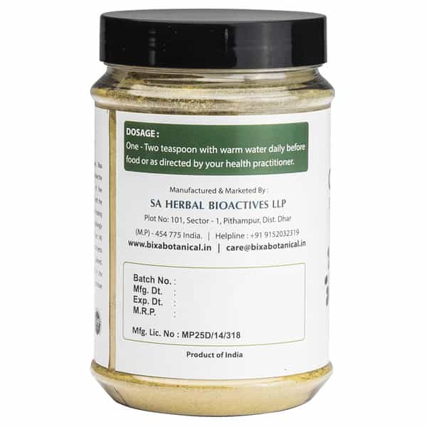 Bixa Botanical Chaksu Seed Powder-Supports Healthy Bowel Functions & Eye Health(200G)