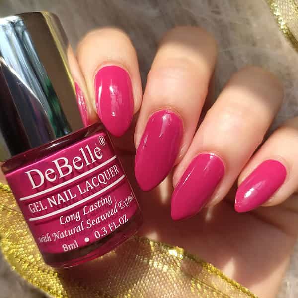 Debelle Gel Nail Lacquer Camellia Berry Dark Majenta Nail Polish-8Ml