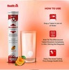 Healthvit Magneed-Z Magnesium 300Mg & Zinc 10Mg For Muscle Health - 20 Eff Tablets (Orange Flavour)