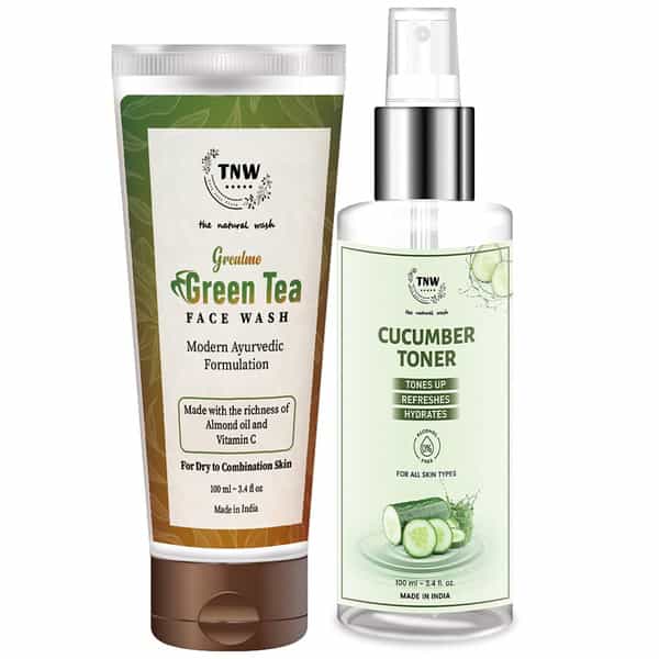 Tnw The Natural Wash Cucumber Toner And Grealmo Face Wash