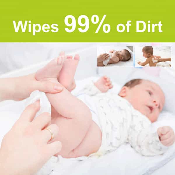 Beebaby Fresh Aloe Vera Baby Wet Wipes With Plastic Lid 3 Pack Of 80 Pieces