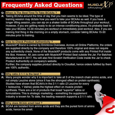 Musclexp Instantized Bcaa 6000 With L-Alanine & Taurine - 400g (14 Oz) Orange - 44 Servings