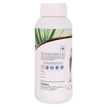 Cipzer Aloe Vera Juice | Cleans The Toxins Of The Body(Pack Of 1)-500ml