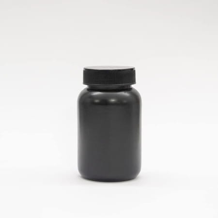 Patco - 120ml Black Hdpe Empty Bottle For Capsules | Tablets | & Ayurvedic Powder Storage (100 Pcs)
