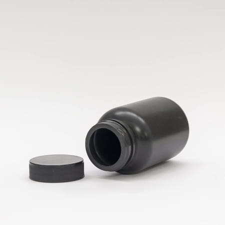 Patco - 120ml Black Hdpe Empty Bottle For Capsules | Tablets | & Ayurvedic Powder Storage (100 Pcs)