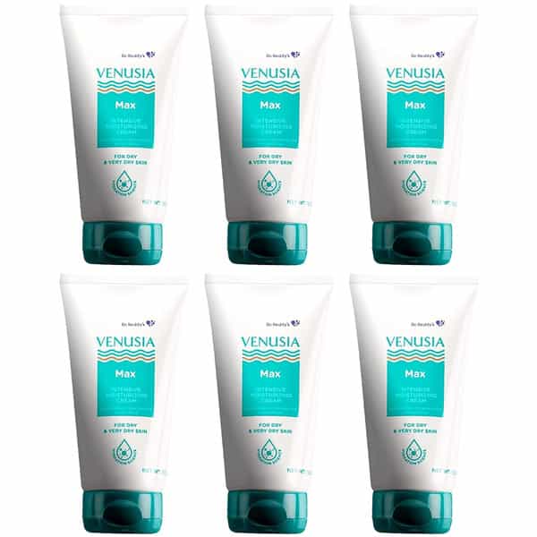 Venusia Max Intensive Moisturizing | For Dry And Very Dry Skin | Cream | 150 Gm | Pack Of 6