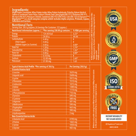 Proathlix Universal Blend Whey Protein (Dried Exotic Fruit) 2kg