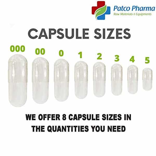 Patco Pharma - Size 000 Clear Empty Vegetarian Pill Capsule |Diy Powder Filling (Pack Of 1000)