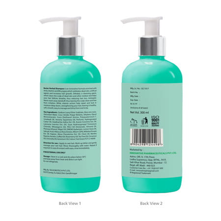 Bester Herbal Shampoo 300 Ml | Reduces Hair Fall | Dandruff & Tangled Hair (Pack Of 3)