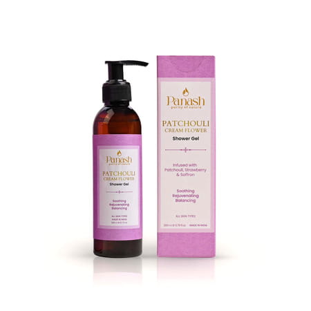 Panash Patchouli Cream Flower Shower Gel 200ml