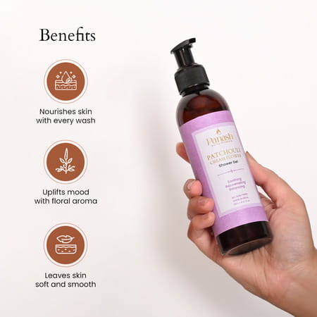 Panash Patchouli Cream Flower Shower Gel 200ml