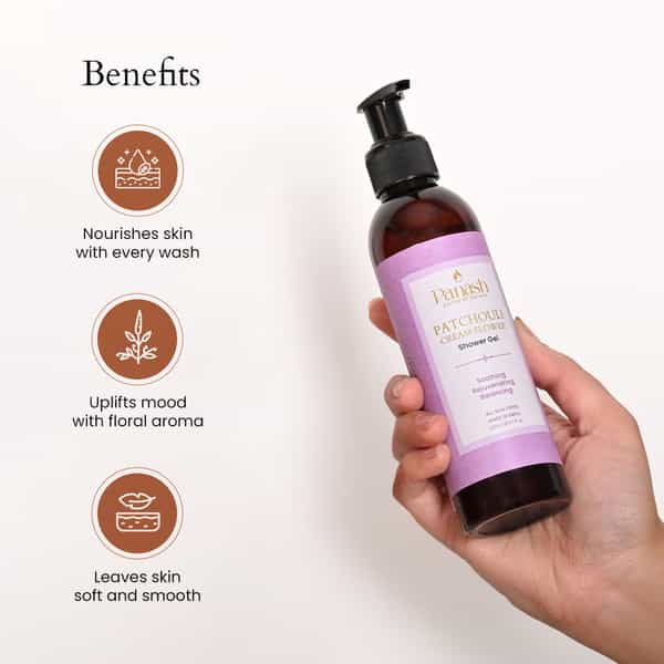 Panash Patchouli Cream Flower Shower Gel 200Ml