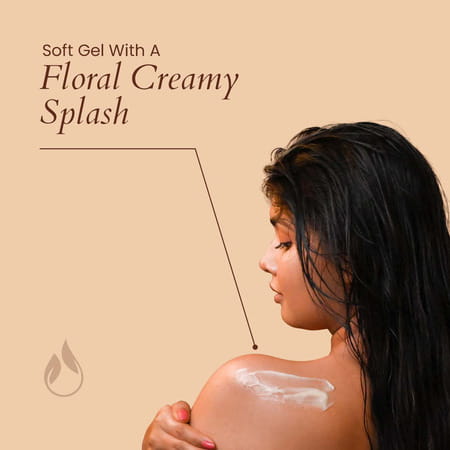 Panash Patchouli Cream Flower Shower Gel 200ml