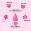 I-Activ Menstrual Cup For Women With Free Sterilizer Case & Ultra Soft With Pouch Small Pack Of 1