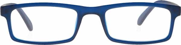 Klar Eye Rectangle Full Rim Reading Glasses Men And Women +0.75 To +3.50+1.50 Power Matte Blue
