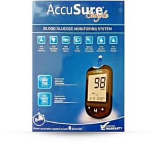 Accusure Simple Blood Glucose Monitoring System | Glucometer