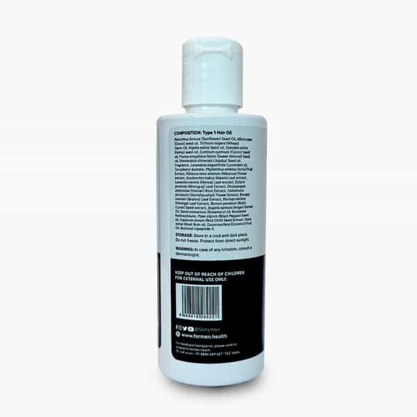 Formen Onion Black Seed Hair Growth Oil | Reduces Hair Fall Dandruff | Promotes Hair Growth|100Ml