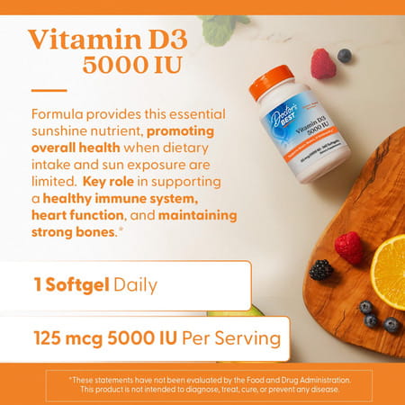 Doctor'S Best Vitamin D3 5000 Iu | 360 Count