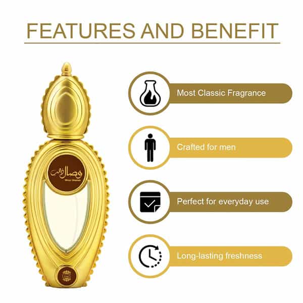 Ajmal Aristocrat Edp 75Ml Perfume For Men And Aurum Cp Oil Alcohol-Free Attar 10Ml For Women