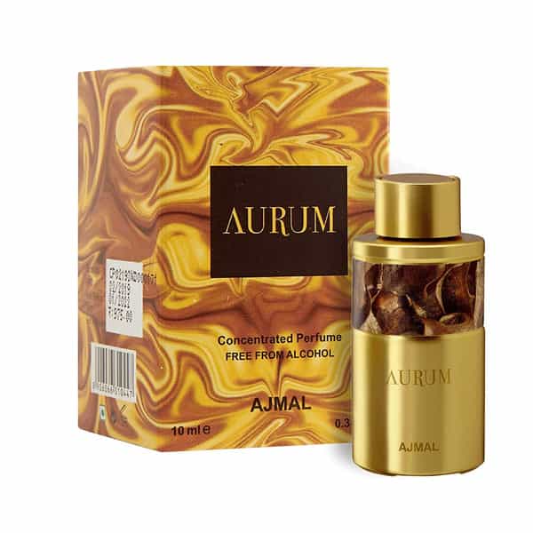 Ajmal Aristocrat Edp 75Ml Perfume For Men And Aurum Cp Oil Alcohol-Free Attar 10Ml For Women