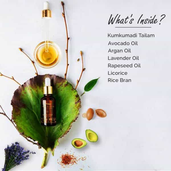 Vasu Facial Beauty Oil With Kumkumadi Tailam - 25 Ml