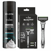 Vi-John Charcoal Shaving Foam 300Ml & Master Stoke Ultra Pro 5 Blade Shaving Razor For Men