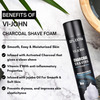 Vi-John Charcoal Shaving Foam 300Ml & Master Stoke Ultra Pro 5 Blade Shaving Razor For Men