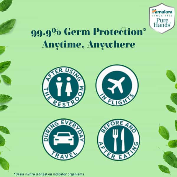 Himalaya Pure Hands | Tulsi | Hand Wipes | 30 Pulls