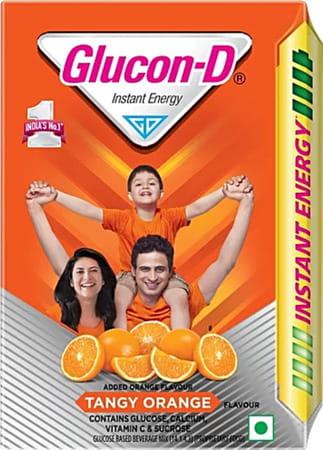 New Glucon-D Tangy Orange Powder 200 G