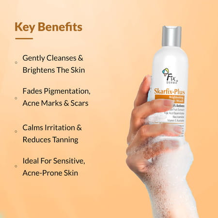 Fixderma Skarfix Plus Body Wash With Niacinamide Acid Improves Skin Tone Body Wash 200 Ml