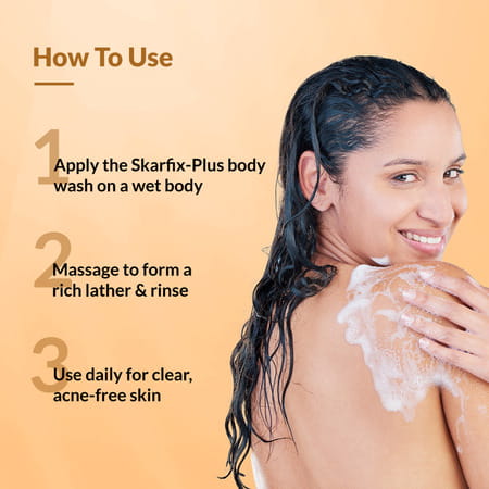 Fixderma Skarfix Plus Brightening Body Wash With 4% Actives With Kojic Acid & Niacinamide 200 Ml