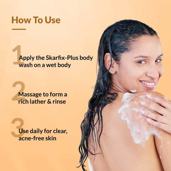 Fixderma Skarfix Plus Brightening Body Wash With 4% Actives With Kojic Acid & Niacinamide 200 Ml