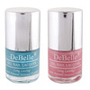 Debelle Fleur De Pearl Gel Nail Polish Gift Set Of 2 - Turquoise Blue - 16 Ml (8 Ml Each)