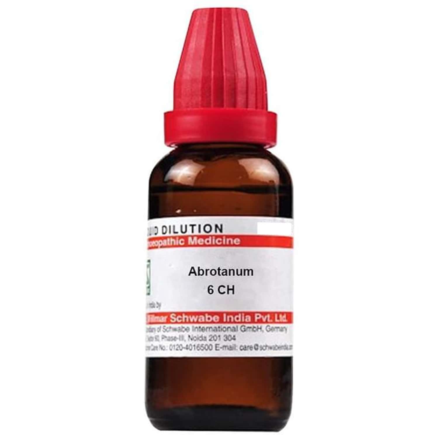 Dr. Willmar Schwabe India Abrotanum Dilution 6 Ch 30 Ml