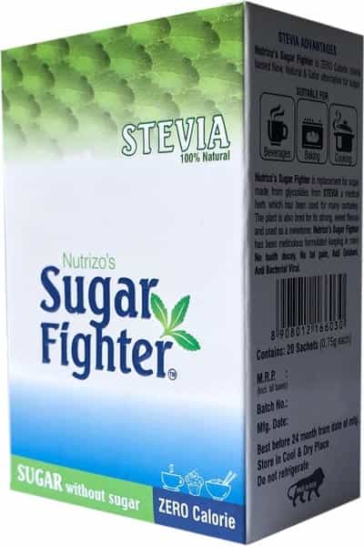 Sugar Fighter Stevia Sachets Box Of 20 'S