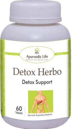 Al-Ayurvedic Life Detox Herbo - 60 Tablets Pack Of 4