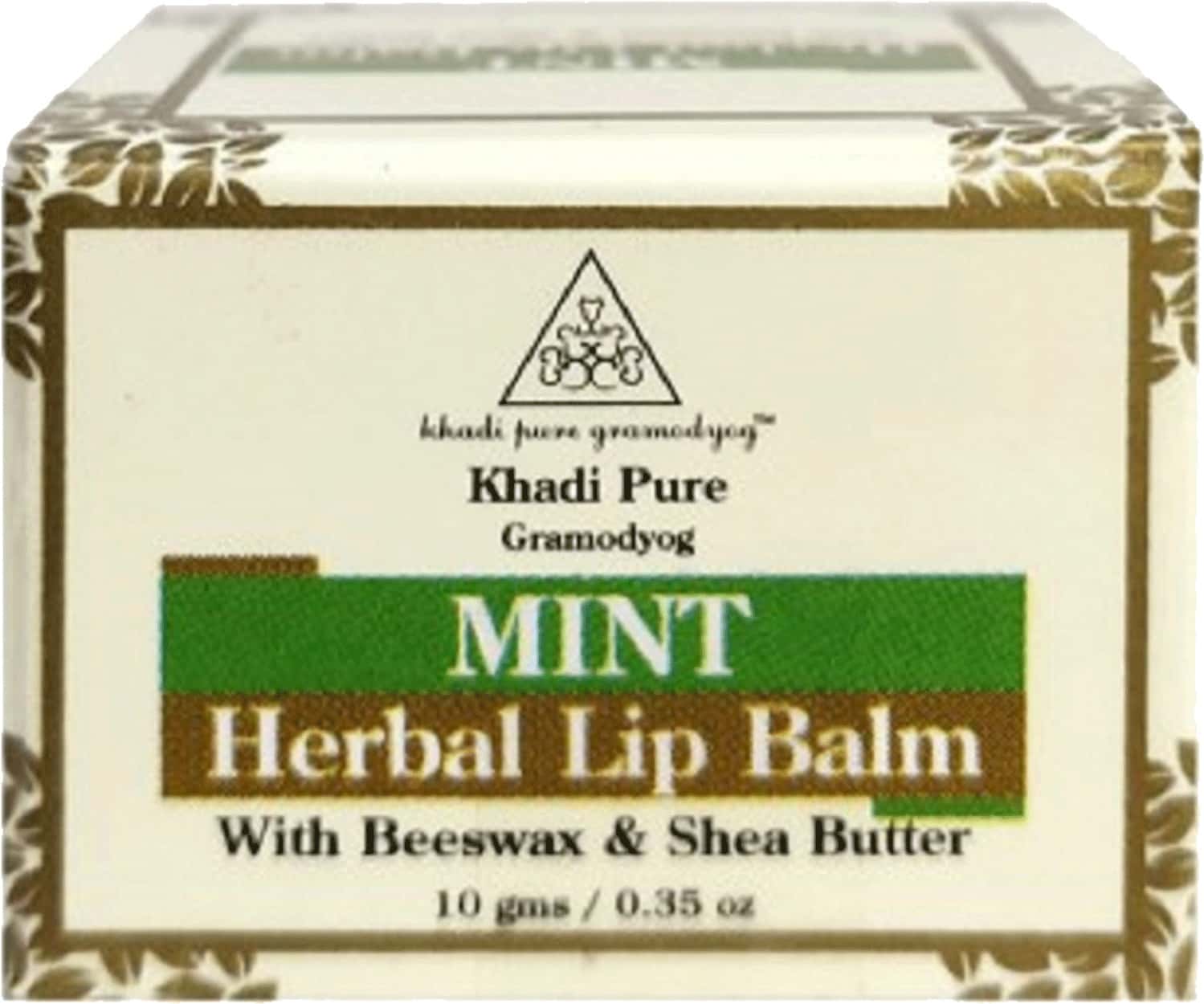 Khadi Pure Herbal Mint Lip Balm - 10g
