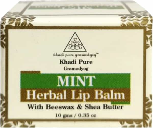 Khadi Pure Herbal Mint Lip Balm - 10G