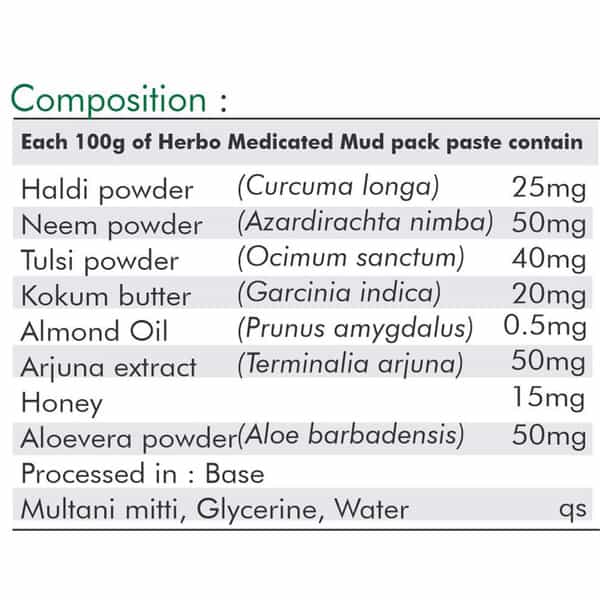 Ved Tattva Herbo Medicated Mud Pack 50Gms