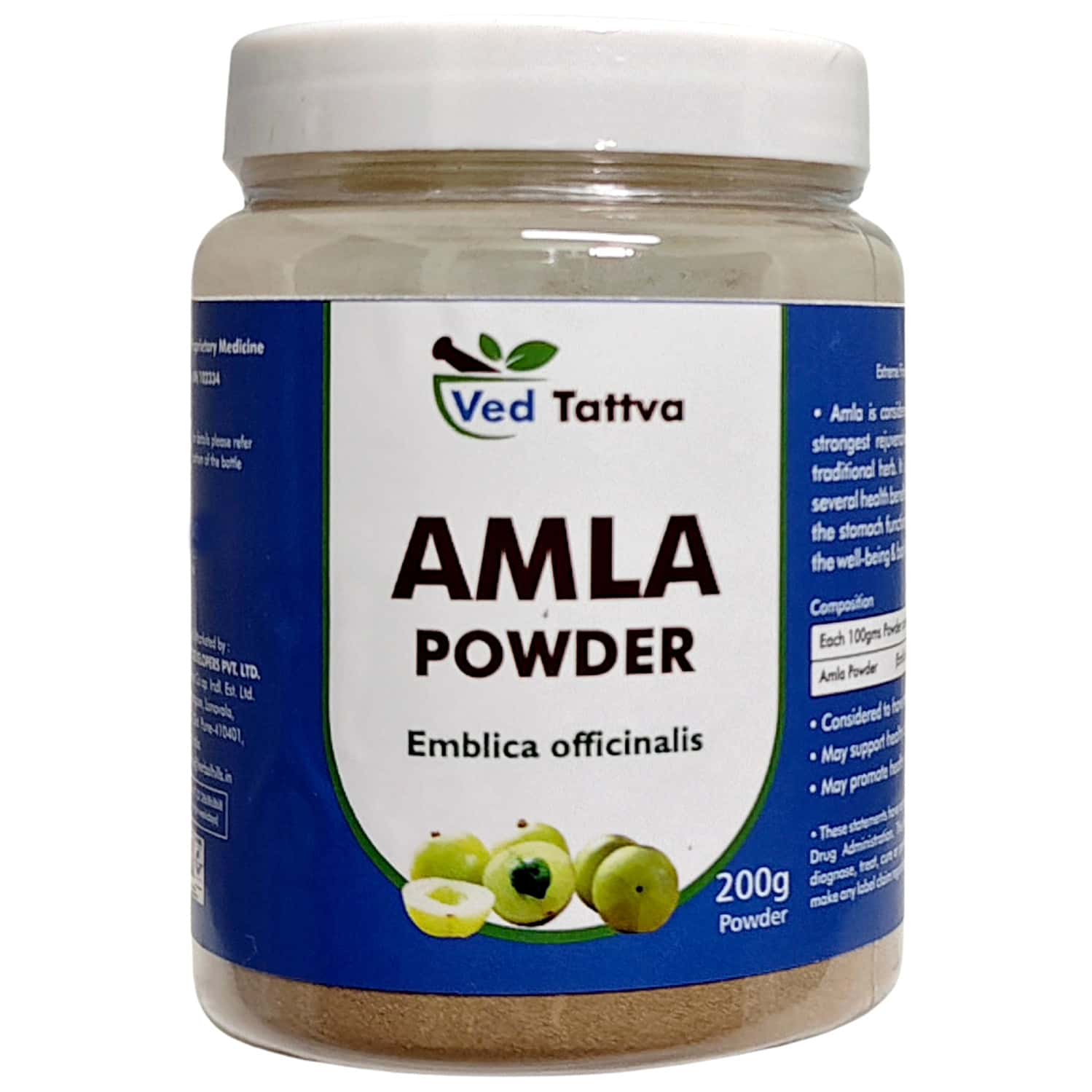 Ved Tattva Amla Powder 200 Gms (pack Of 4)