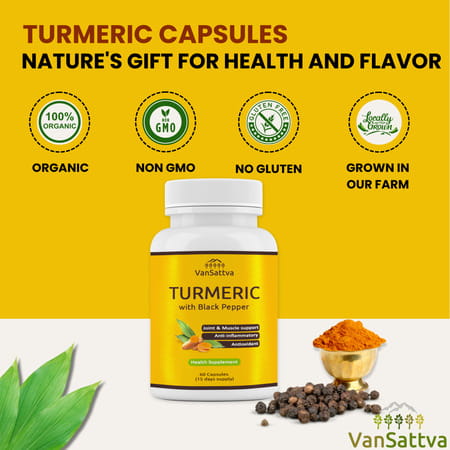Vansattva Turmeric Capsule - 60n