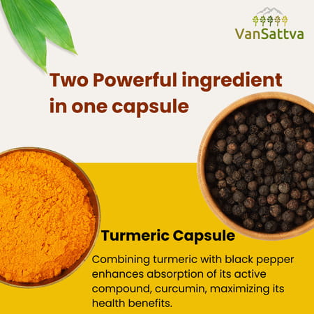 Vansattva Turmeric Capsule - 60n