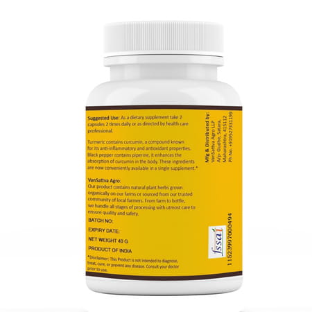 Vansattva Turmeric Capsule - 60n