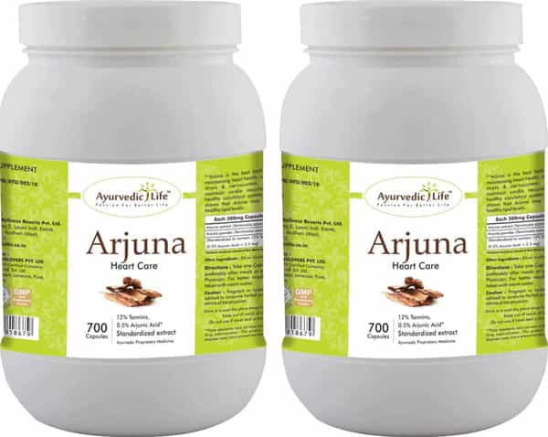 Ayurvedic Life Arjuna 700 Capsules Value Pack Of 2
