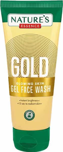 Nature's Essence Gold Glowing Skin Gel Face Wash - 50 Ml