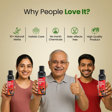 Sheopals Pain Relief Oil For Joint & Body Pain - 120 Ml