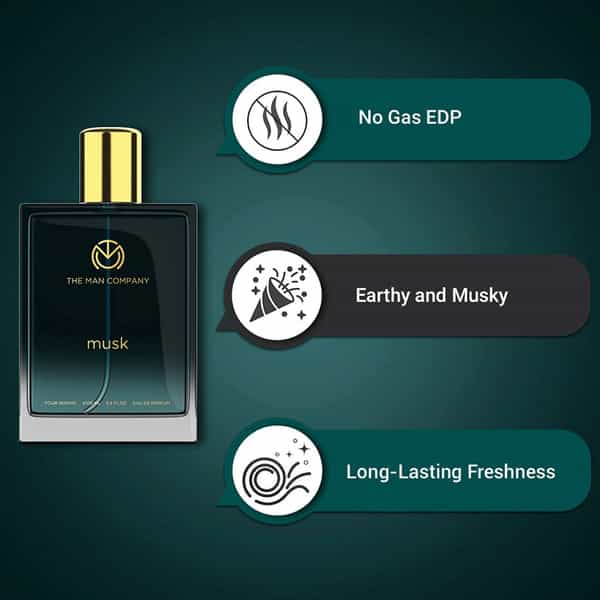 The Man Company Musk Perfume For Men- Edp For Men ( Eau De Parfum) - 100Ml